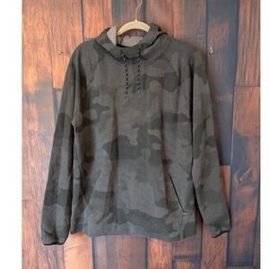 Men's Old Navy Active Gray Camouflage Hoodie Sweatshirt size Large